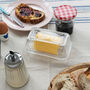 Retro Glass Butter Dish, thumbnail 1 of 4