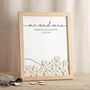 Minimal Script Wedding Drop Top Frame Guest Book, thumbnail 1 of 5