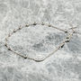 Delicate Rosary Chain Bracelet, thumbnail 9 of 9