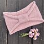 Knitted Alpaca Headband, thumbnail 1 of 8