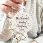 Personalised Family Ceramic Christmas Tree Bauble, thumbnail 2 of 2