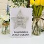 Personalised Graduation Silver Wooden Keepsake Card, thumbnail 1 of 6