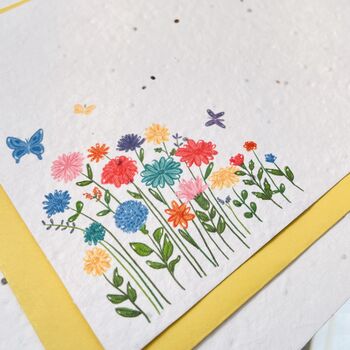 Pack Of Floral Plantable Note Cards With Envelopes, 2 of 6