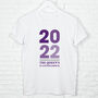 Queen's Platinum Jubilee 2022 Adult T Shirt, thumbnail 1 of 2