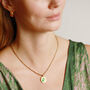 Everlasting 'English Ivy' Enamelled Pendant Necklace, thumbnail 5 of 9