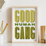 Good Human Gang Retro Print, thumbnail 9 of 12
