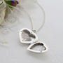 Sterling Silver Tree Heart Locket Necklace, thumbnail 6 of 9