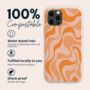 Orange Marble Eco Friendly, Biodegradable Phone Case, thumbnail 2 of 8