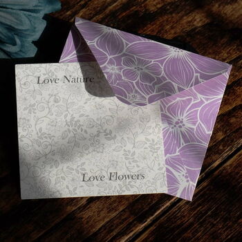 Poppy Purple Flower Brooch, 3 of 3