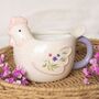 Chicken Gifts Hen Shaped Ceramic Mug, thumbnail 5 of 7