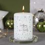 First Christmas As A Family Snowflake Candle, thumbnail 6 of 6