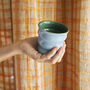 Handmade Wavy Ceramic Tumbler, thumbnail 3 of 7