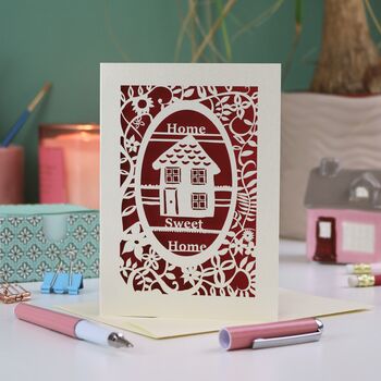 New Home Papercut Card, 2 of 6