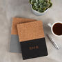 Personalised Vegan Cork Notebook, thumbnail 3 of 7