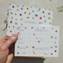 Pressed Wildflowers Ready To Write Invitations, thumbnail 1 of 8