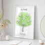 Family Tree Print Personalised And Available In Six Colours, thumbnail 6 of 11