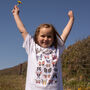 Winging It Girls' Butterfly Guide T Shirt, thumbnail 2 of 4