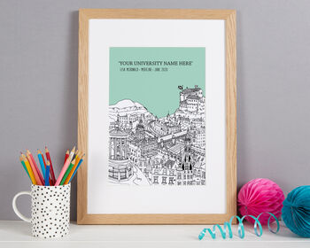 Personalised Edinburgh Graduation Gift Print, 12 of 12
