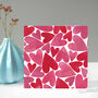 Pink Hearts Card, thumbnail 1 of 10
