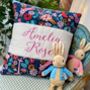 Blue Jungle Name Cushion, thumbnail 2 of 4