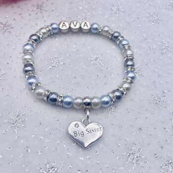 Personalised Big Sister Bracelet, 9 of 11