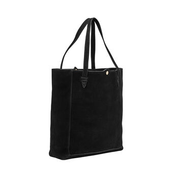Women's Premium Suede Shopper Bag 'Varallo', 4 of 10
