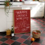 Happy Cheese And Wine Season Christmas Print, thumbnail 4 of 4