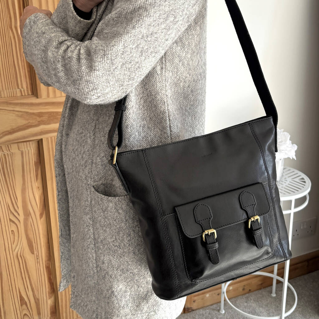 Women's Large Genuine Leather Shoulder Bag, 1 of 1