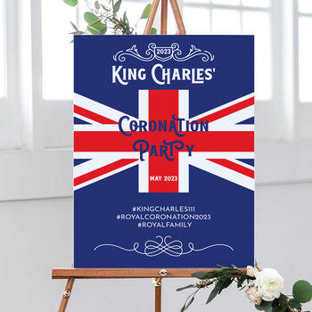 Coronation Royal Party Sign, 3 of 4