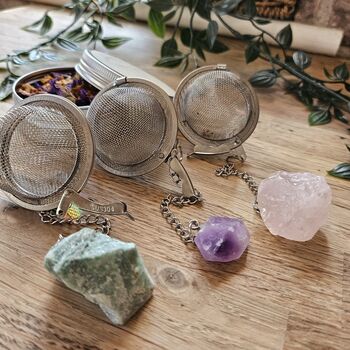 Crystal Tea Strainer And Tea Gift Set, 8 of 8