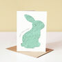 Plantable Personalised Easter Card In Green, thumbnail 1 of 2