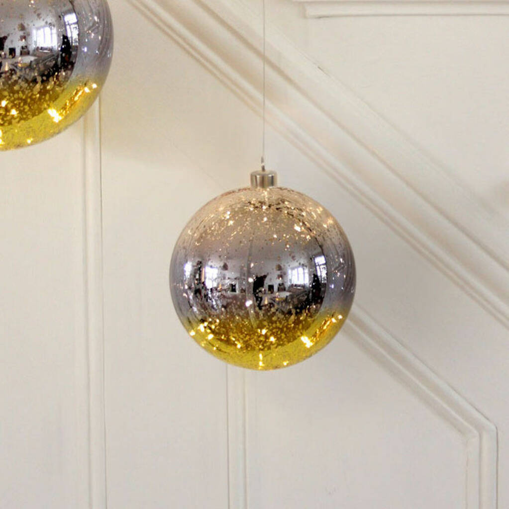 Christmas Bauble LED Light By Idyll Home