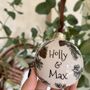 Personalised Pine Cone Bauble, thumbnail 1 of 3