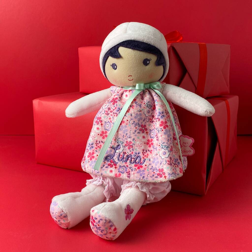 Personalised Kaloo Fleur K My First Doll Soft Toy, 1 of 6