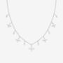 Kinmokusei 925 Sterling Silver Plated Floral Necklace, thumbnail 6 of 6