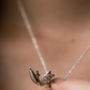 Swan And Ballerina Charm Necklace, thumbnail 7 of 8