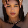 Alice Gold Paperclip Chain Necklace, thumbnail 1 of 4