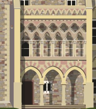 Newton House Dinefwr Park Llandeilo Art Print, 2 of 4