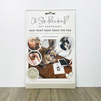 Paw Print Non Toxic Paw Print Ink Pad Kit For Small Mammals, 9 of 10