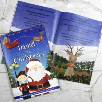Personalised 'It's Christmas' Santa Story Book, 2 of 5