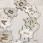Personalised Wooden Christmas Bunting Charming Seasonal Garland For Home Decor, thumbnail 3 of 12
