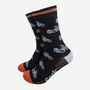 Men's Road Cruiser Motorbikes Bamboo Socks Black, thumbnail 1 of 4