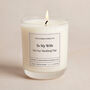 Wedding Day Gift For Wife Soy Wax Essential Oil Candle, thumbnail 1 of 5