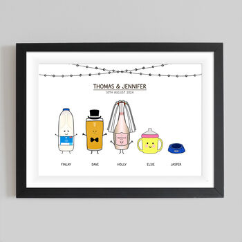 Personalised Drinks Wedding Print, 2 of 12