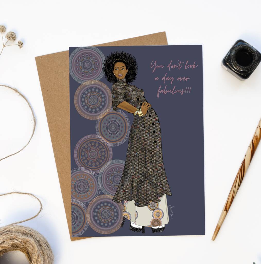 Fabulous Black Girl Greetings Card By Ionna Marie Designs Notonthehighstreet Com