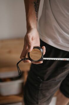 Personalised Engraved Black Tape Measure, 12 of 12