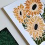 Sunflower Joy Bloom Art Print, thumbnail 3 of 6