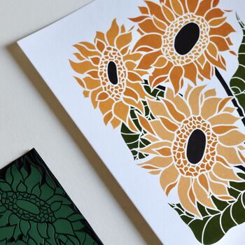 Sunflower Joy Bloom Art Print, 3 of 6