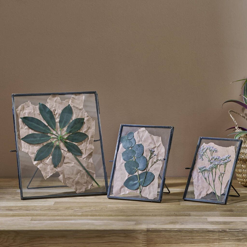 Recycled Metal And Glass Photo Frame Antique Silver, 1 of 1