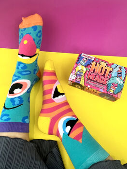 United Oddsocks Hot Heads Ladies Gift Box Set, 3 of 3
